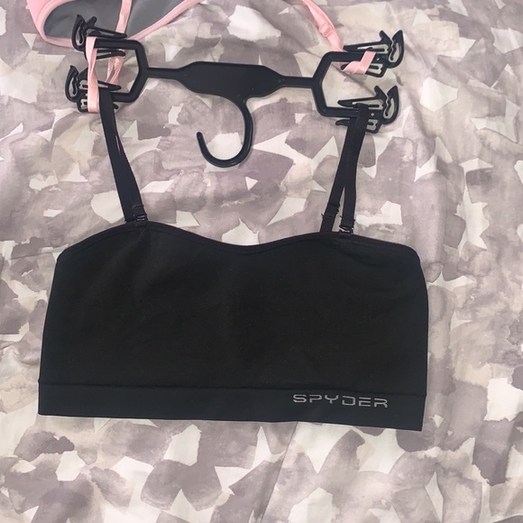 Spyder | Pink and Black Bralette Size M - Picture 3 of 8